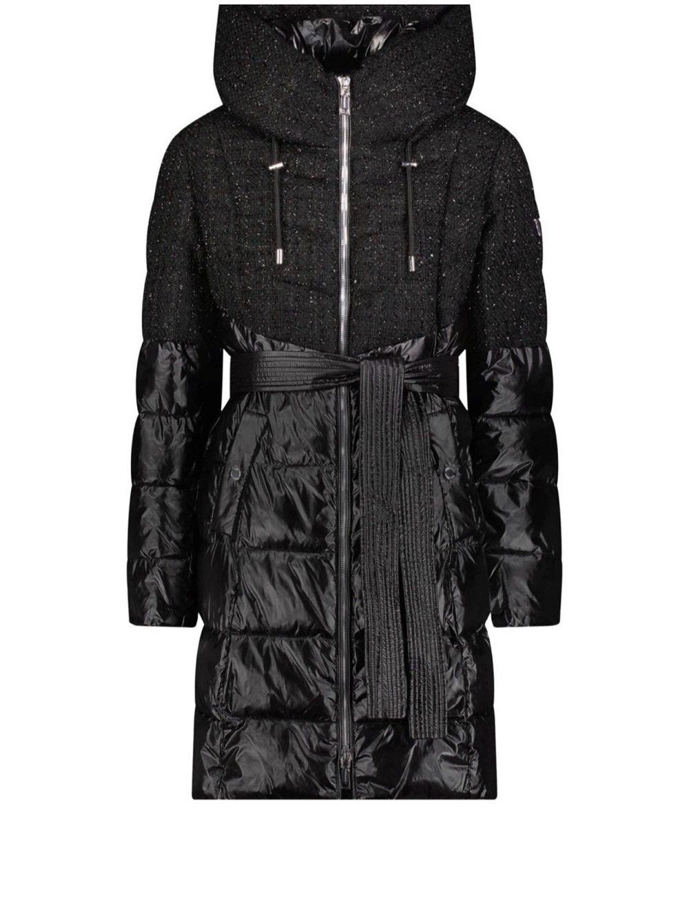 New$420 Vince Camuto Hooded Women's Puffer Jacket Womens Winter Coat Belt XXL